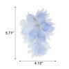 Unique Bargains Flowers Pattern Hair Clip 5.71"x4.13" Light Blue 1 Pc - 4 of 4