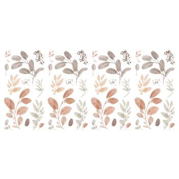 Lisa Audit Autumn Dancing Leaves Peel and Stick Wall Decal Orange/Brown/Red - RoomMates
