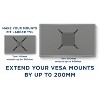 Mount-It! VESA Mount Adapter Kit | TV Wall Mount Bracket Adapter Converts | Fits Most 32 Inch to 55 Inch TVs and Monitors | Hardware Included | Black - 3 of 4