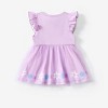 Disney Frozen Toddler Girls Elsa 1pc Naia Character Print Ruffle-sleeve Top T-shirt Tee - 2 of 4