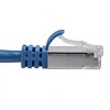 Monoprice Cat7 Ethernet Patch Cable - 5 Feet - Blue | Network Internet Cord - Flexboot RJ45 Stranded 600Mhz S/FTP CMX Pure Bare Copper Wire 26AWG - - 3 of 4