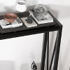 42.9-Inch Narrow Console Table with Storage Shelf, Industrial Rustic Brown Sofa & Entryway Table for Living Room, Hallway - 4 of 4