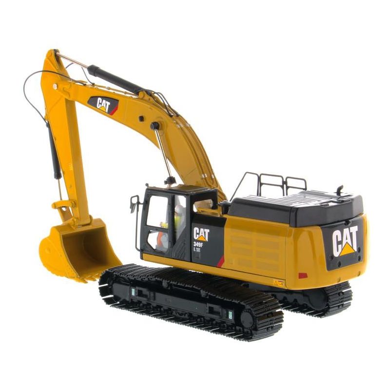 CAT Caterpillar 349F L XE Hydraulic Excavator with Operator "High Line" Series 1/50 Diecast Model by Diecast Masters, 3 of 5