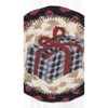 Earth Rugs Durable Holiday Gatherings Printed Coaster – Rustic 5" Christmas Design - 3 of 3