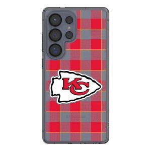 NFL AFC Teams Plaid Clear Cell Phone Case for Samsung Galaxy - 1 of 4