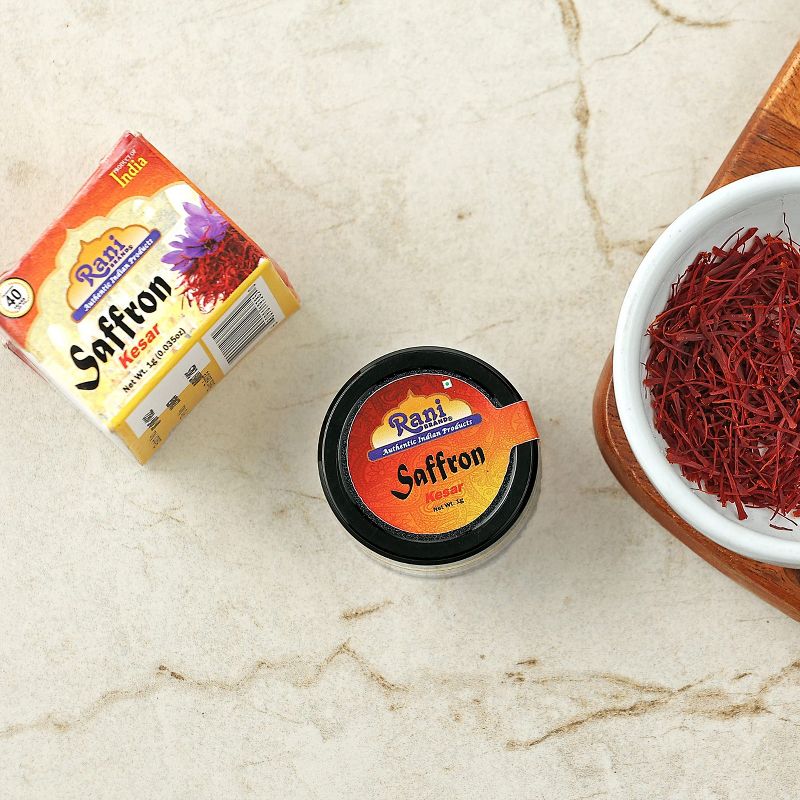 Pure Saffron (Kesar) from India - 1gm (0.035oz) PET Jar - Rani Brand Authentic Indian Products, 2 of 9