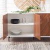 Angelo Modern Bookmatch 4 Door Sideboard - Saracina Home - image 4 of 4