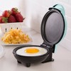  DASH Mini Maker Electric Round Griddle for Individual Pancakes,  Cookies, Eggs & other on the go Breakfast, Lunch & Snacks with Indicator  Light + Included Recipe Book - Silver: Home 