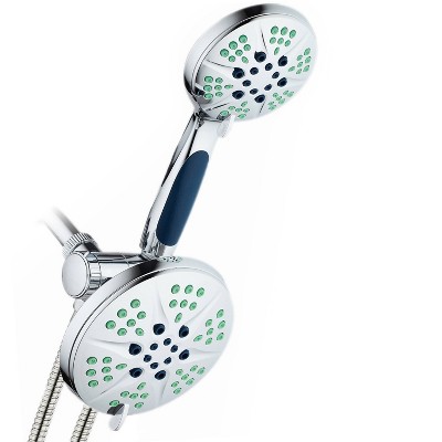 6" 48 Setting High Pressure Ultra Luxury Three-Way Shower Head Combo Chrome - Hotelspa Notilus