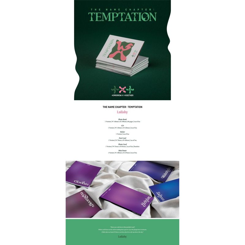 TOMORROW X TOGETHER - The Name Chapter: TEMPTATION (Lullaby) (CD), 3 of 8