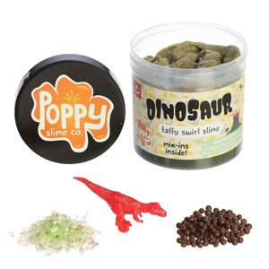 Aurora Toys Medium Dinosaur Slime Poppy Slime Co. Gooey Toy Brown 11.3oz - 1 of 4