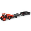 New Ray 1/43 Chevy Pickup, Trailer & Kubota M5-111 Tractor with Loader SS-34213 - 3 of 4