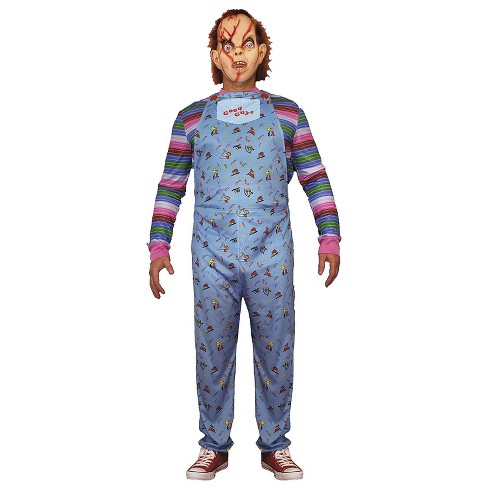 Mens Child's Play 2 Chucky Coveralls Costume - One Size Fits Most ...