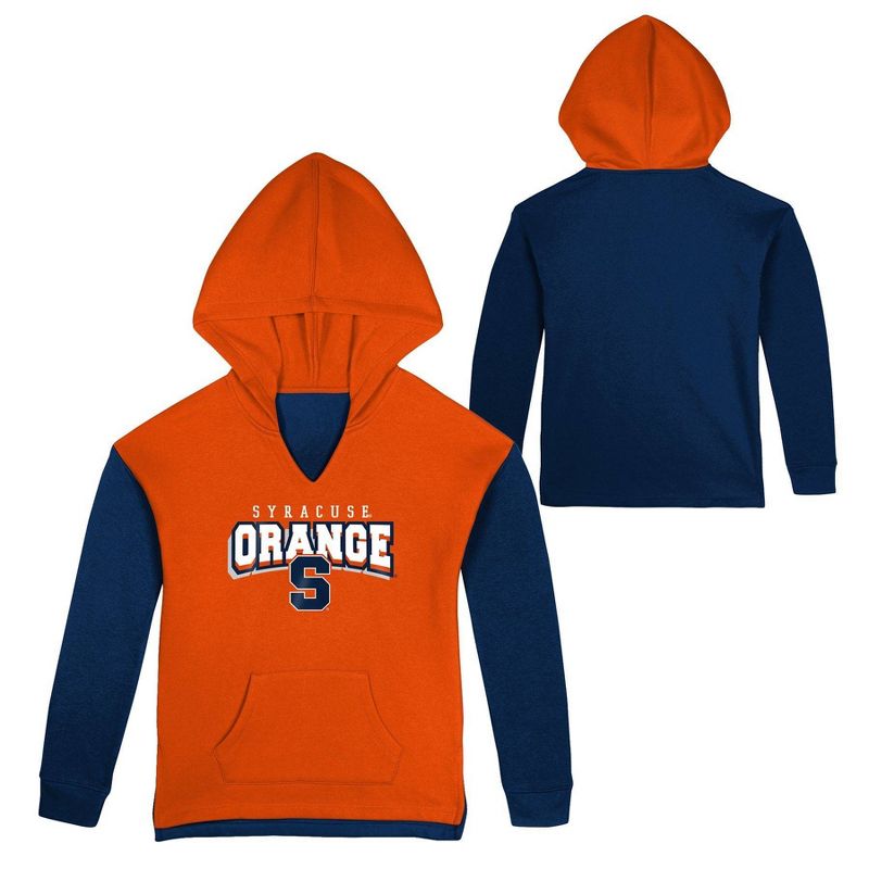 NCAA Syracuse Orange Girls&#39; Hooded Sweatshirt, 1 of 4