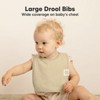 KeaBabies 8-Pack Organic Baby Bibs for Boy, Girl, Drool Bibs, Baby Bib for Girls, Boys,  Newborn Teething Bibs - 3 of 4