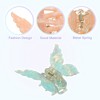 Unique Bargains Women's Butterfly Hair Claw 2.95"x2.36"x1.57" Black White Pink Green 4Pcs - 3 of 4