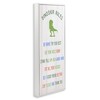 Stupell Industries Dinosaur Rules Kids List, 10" x 24" - 3 of 4