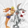 Women's Looney Tunes Bugs And Lola Kiss Valentine's Day Loose T-Shirt - 2 of 4
