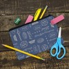 Ford Motor Company Logo Pattern Makeup Cosmetic Bag Organizer Pouch - 2 of 4