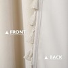 Boho Tassels Soft Luxury Velvet Window Valance Curtains, 52" x 15", 1 Panel - 2 of 4