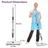 pray Mop for Floor Cleaning, 49.21" Extended Handle with 360¡ã Rotating Mop Head, 12oz Leak-Proof Water Bottle & 3 Reusable Microfiber Pads - 2 of 4