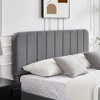 VECELO Upholstered Bed Frame with 1/4 Drawers and Adjustable Headboard, Twin/Full/Queen/King Platform Bed - 4 of 4