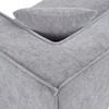 CAVINAS Premium L-Shaped Modular Sectional Couch with 2 Pillows and Resistant Chenille Fabric,the Sectional Sofa for Living Room,Study,Office,Gray - 4 of 4