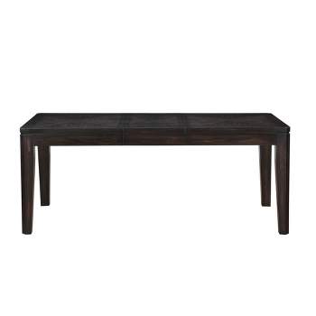 Contemporary Ally Extendable Dining Table Espresso - Steve Silver Co.