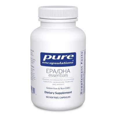 Pure Encapsulations EPA/DHA Essentials - Fish Oil Concentrate Supplement to Support Cardiovascular Health and Daily Wellness