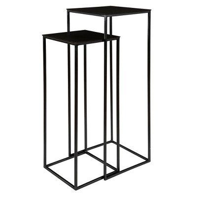 Uttermost Coreene Nesting Pedestal Tables, Set of 2
