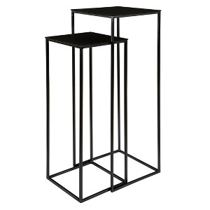 Uttermost Coreene Nesting Pedestal Tables, Set of 2 - 1 of 4