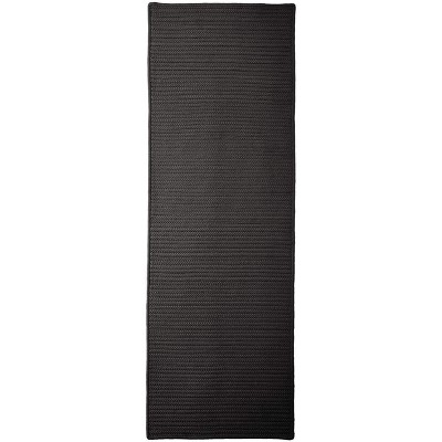 Colonial Mills Simply Home Solid Runner - Black 2'x7'