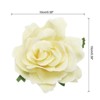 Unique Bargains Soft Fabric Weddings Party Women Rose Flower Hair Clips - 2 of 4