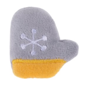 Unique Bargains Christmas Brooches Plush Red Green 2.36"x1.38" 1 Pc - 1 of 4