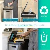 Home Zone Living 19 Gallon Stainless Steel Dual Trash and Recycling Can with CleanAura Odor Control and Soft Close Lid, Silver - 2 of 4
