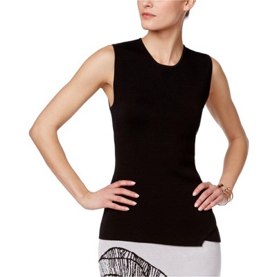 Anne Klein Womens Asymmetrical Pullover Sweater