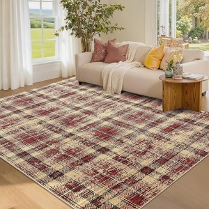 Non-Slip Machine Washable Runner Rugs Low Pile Area Rugs Non-Shedding Foldable Floor Mats for Hallway, Bathroom Kitchen - 1 of 4
