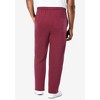 KingSize Men's Big & Tall Fleece Open-Bottom Sweatpants - 3 of 4