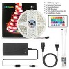 16.4FT 300 LEDs SMD5050 RGB Color Changing WiFi Smart LED Light Strip Work with Alexa Google Assistant Sync - 3 of 4
