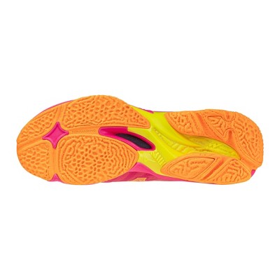 Mizuno Wave Lightning Elite 3 Volleyball Shoe, 8, Pnk Tetra-Frtun Yllw — фото 2
