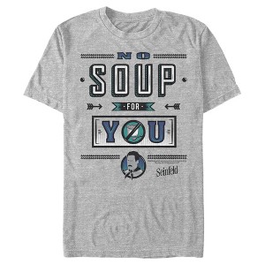 Men's Seinfeld No Soup For You T-Shirt - 1 of 4