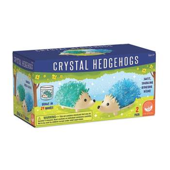 MindWare Crystal Creations Hedgehogs: Cool Colors - Science and Nature - 2 Pieces