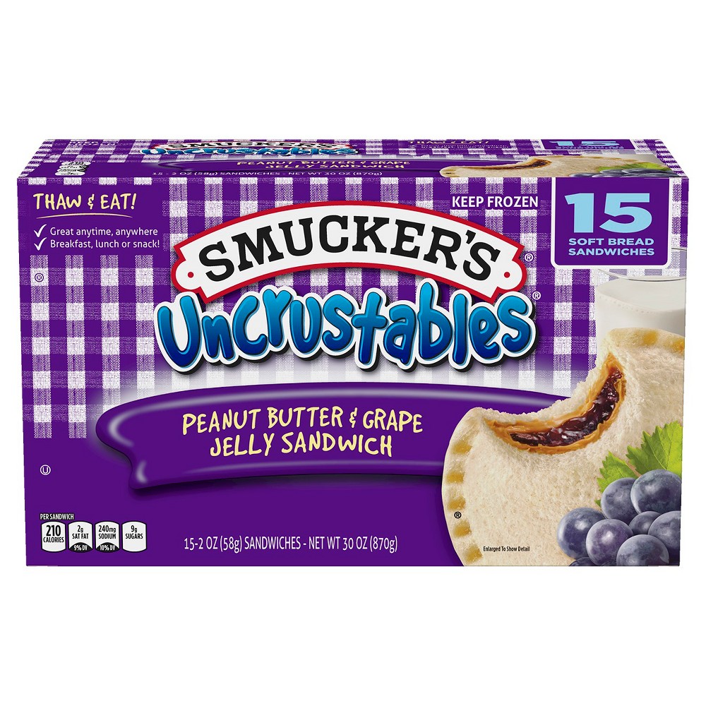 Upc 051500029275 Smucker S Uncrustables Peanut Butter Grape