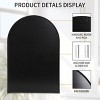 TopComfy Makeup Mirrors Deep Frame Rectangle Mirror Modern Dresser Mirror Wall Mounted Decor Decorative Wall Mirror for Bedroom, Black, 36"*24"*1.2" - 4 of 4