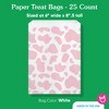 Big Dot of Happiness Pink Cow Print Rodeo Cowgirl Paper Treat Bags, Western Party Candy Bags, Greaseproof White Paper Sandwich Cookie Bags - 25 Count - 4 of 4