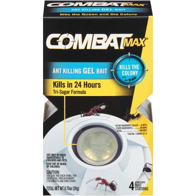 Combat Max Ant Killing Gel Bait Station - 4ct