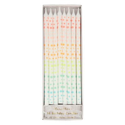Meri Meri Star Pattern Candles