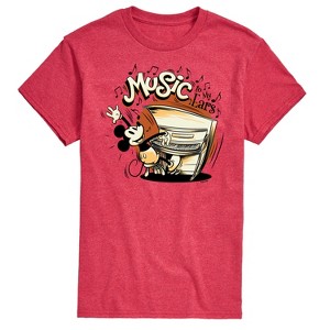 Men's - Disney - Music To My Ears Short Sleeve Graphic T-Shirt - 1 of 4