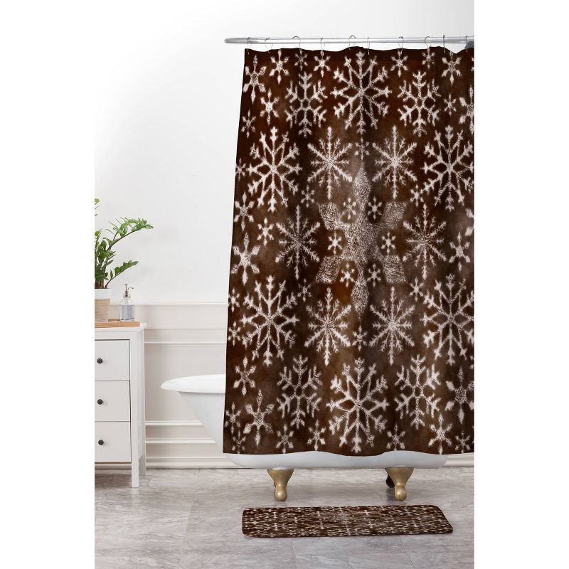 Ruby Door Frosty Chocolate Shower Curtain Brown - Deny Designs, 4 of 5