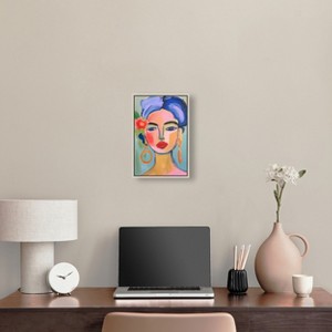Art Remedy Jacinta s Hair with Flowers Beach Life Inspired Wall Art Framed - 1 of 4